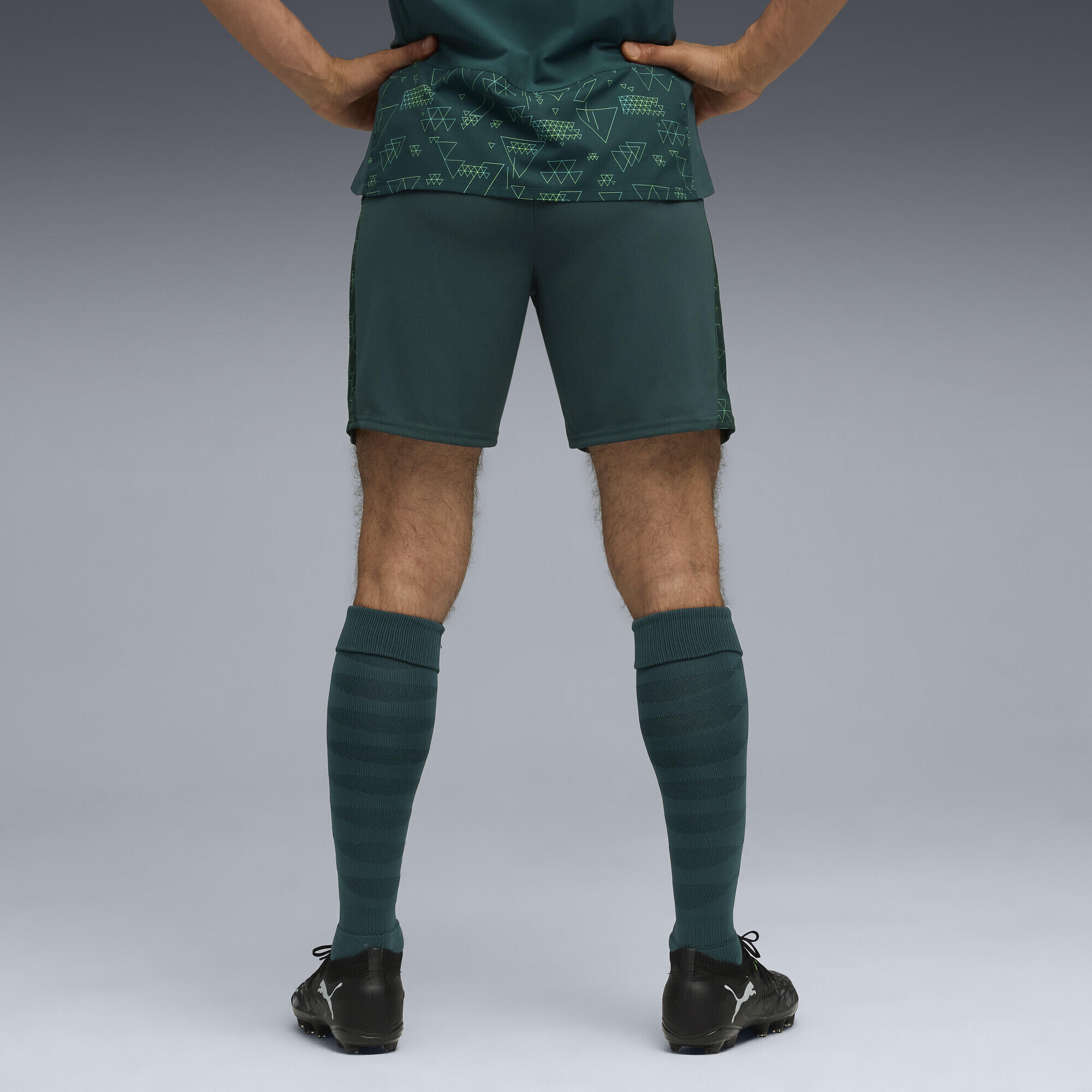Calções homem leves respiráveis Manchester City 25/26 Cool Weather Pro Green 5/6
