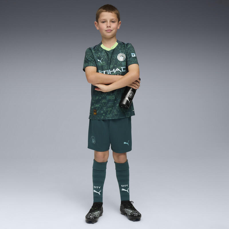 Șort fitness copii confort, libertate de mișcare Manchester City 25/26 PUMA