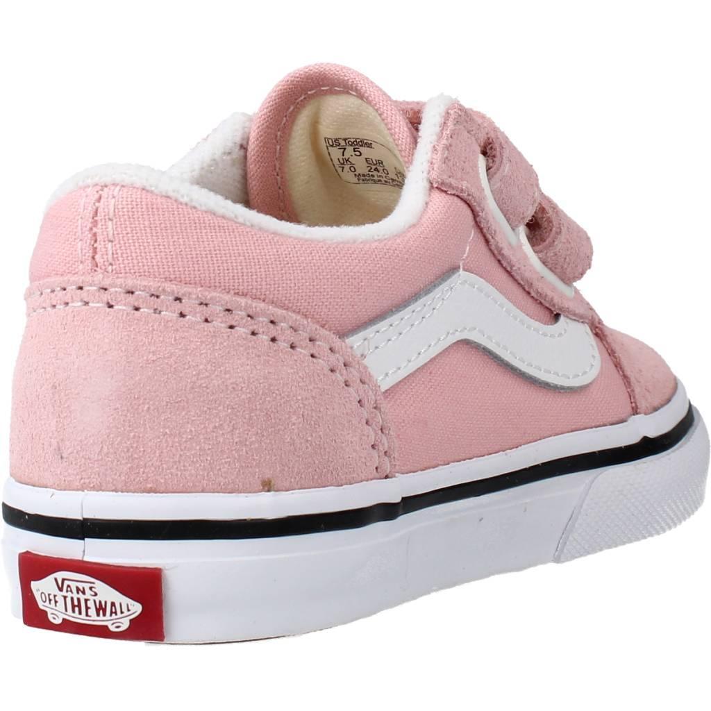 Baskets Vans Modèle Old Skool V Couleur Rose 3/5