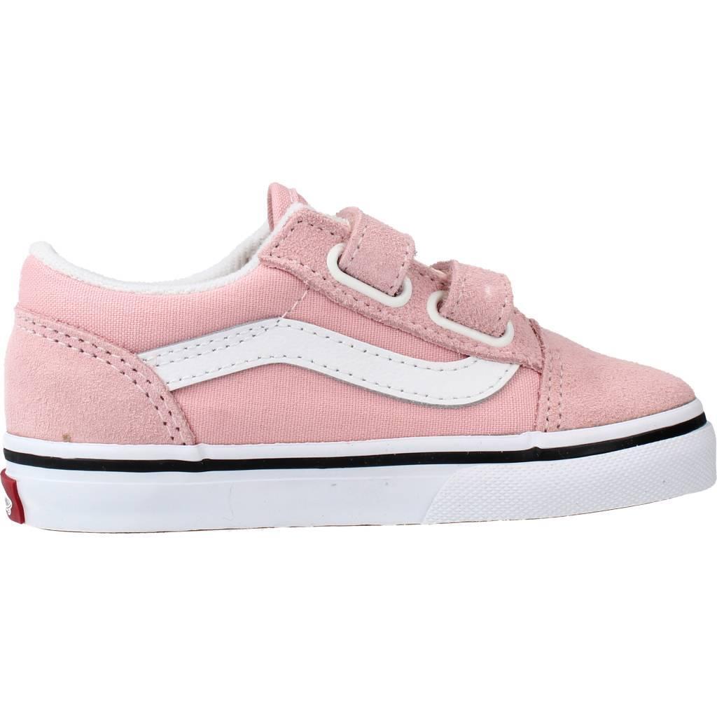 Baskets Vans Modèle Old Skool V Couleur Rose 4/5