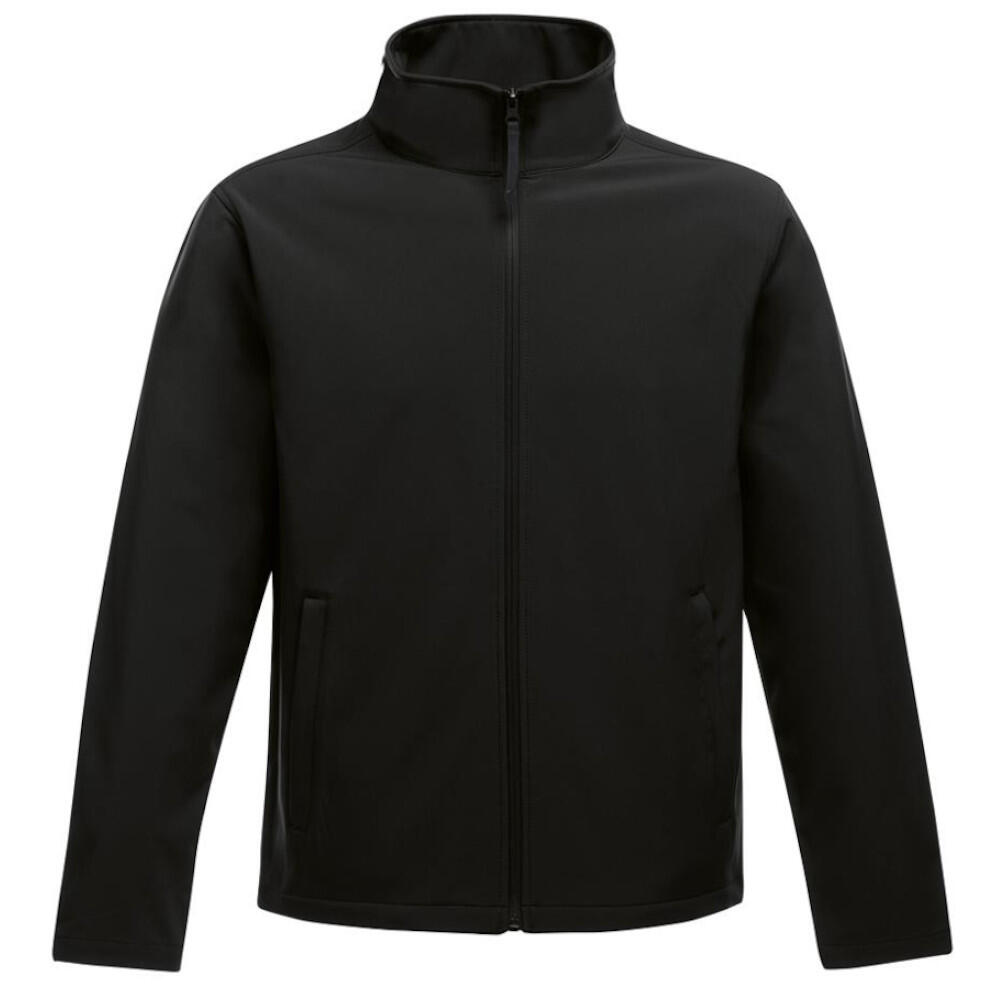 REGATTA Standout Mens Ablaze Printable Soft Shell Jacket (Black/Black)