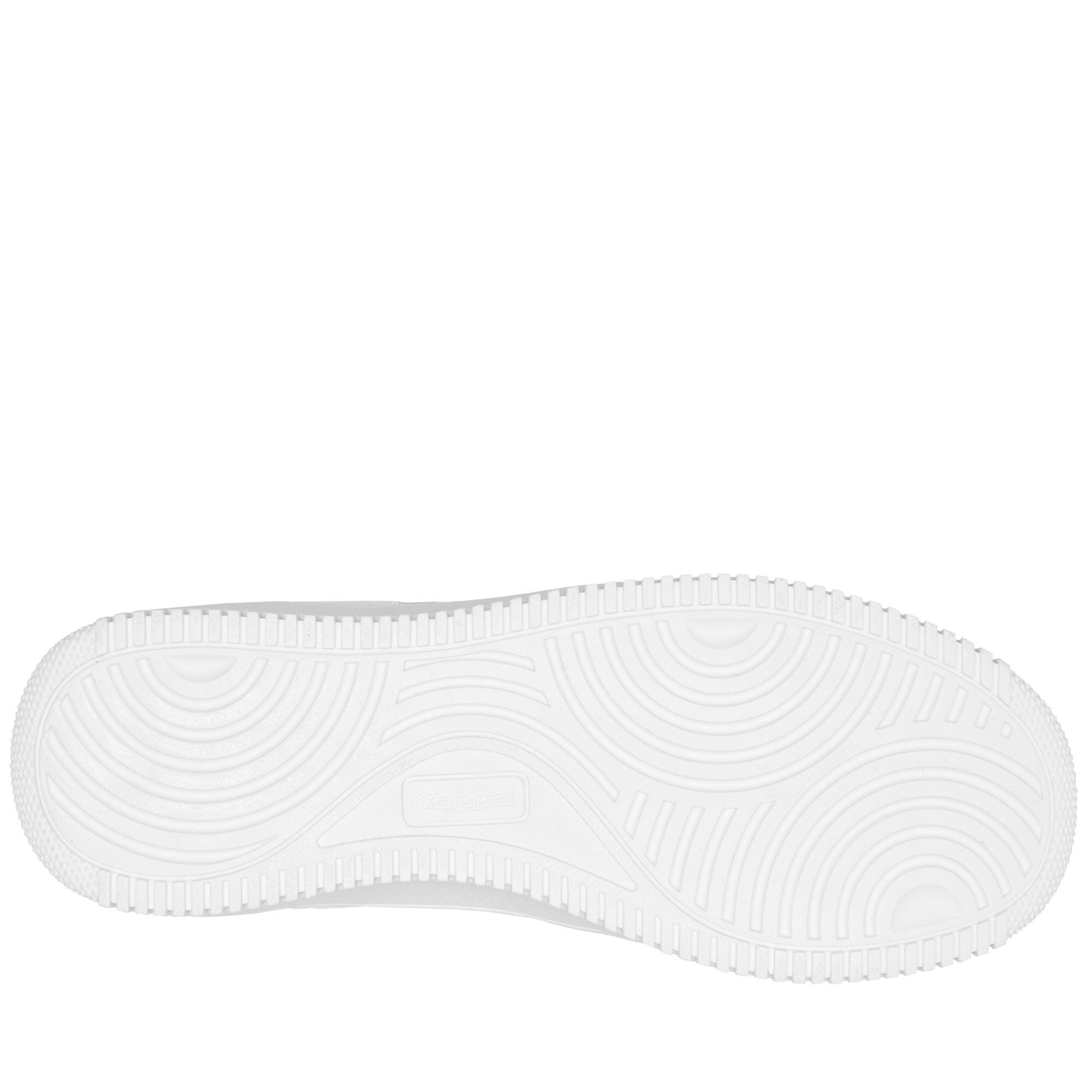 Sneakers bassa da uomo donna in poliestere bianco da fitness 4/5