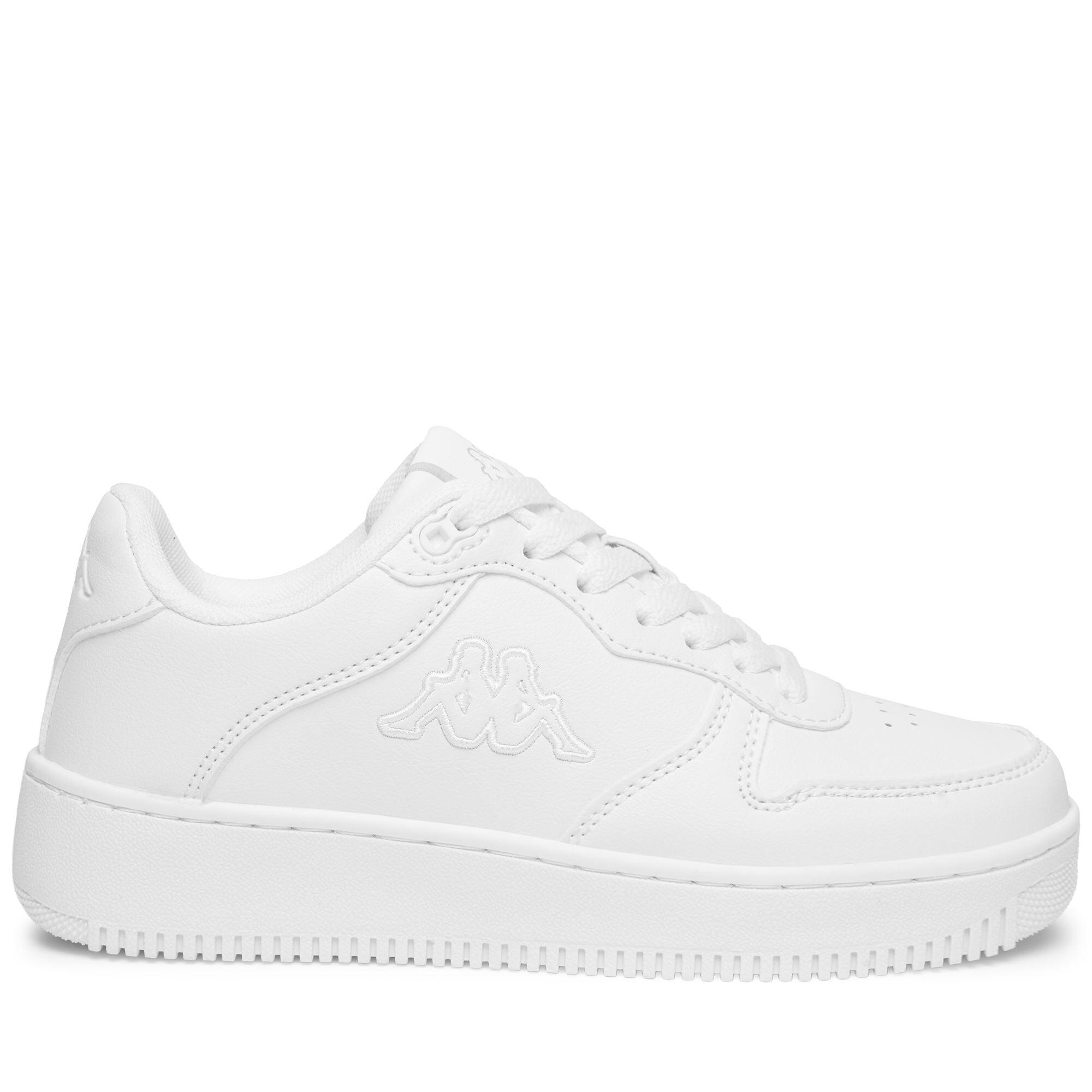 Sneakers bassa da uomo donna in poliestere bianco da fitness 3/5