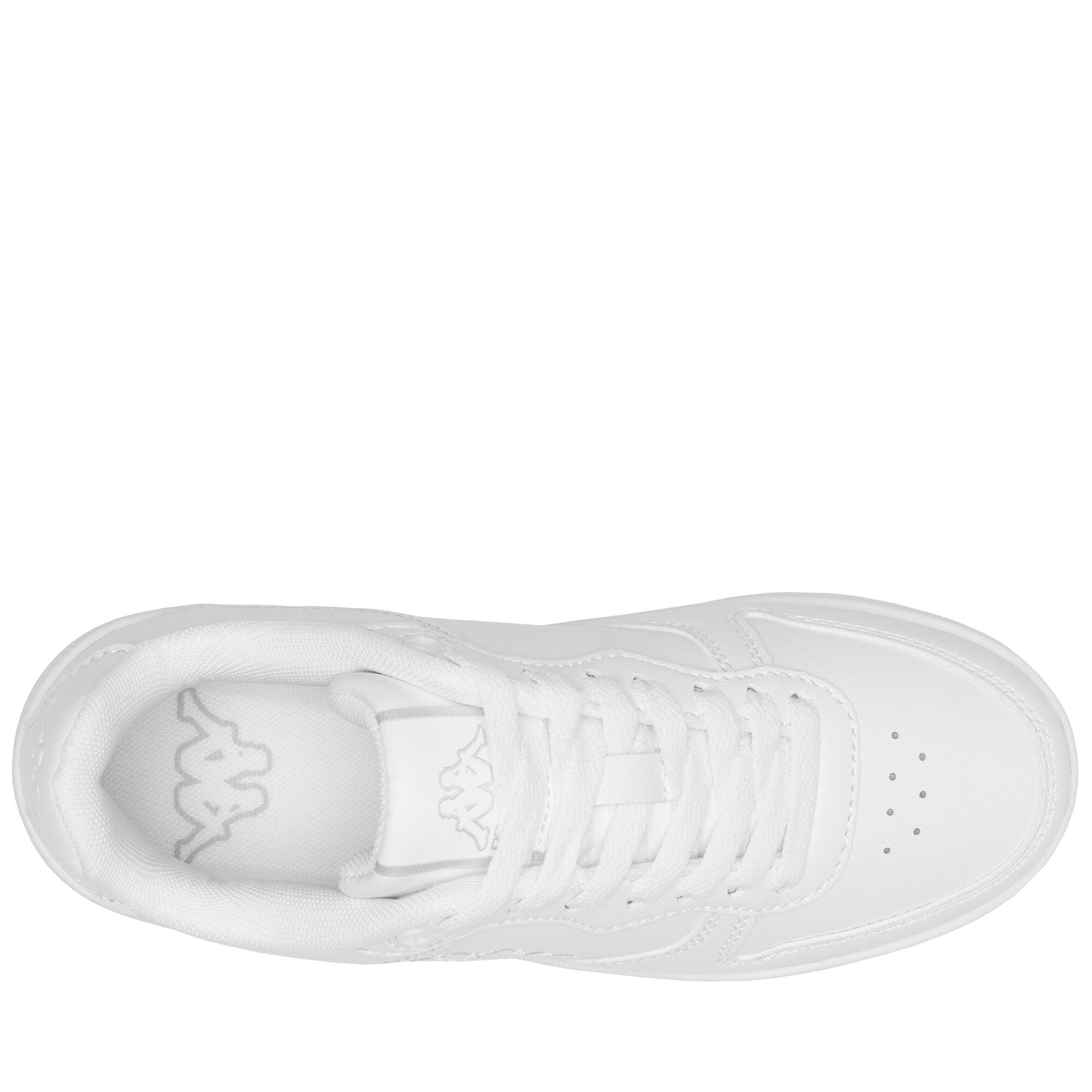 Sneakers bassa da uomo donna in poliestere bianco da fitness 2/5