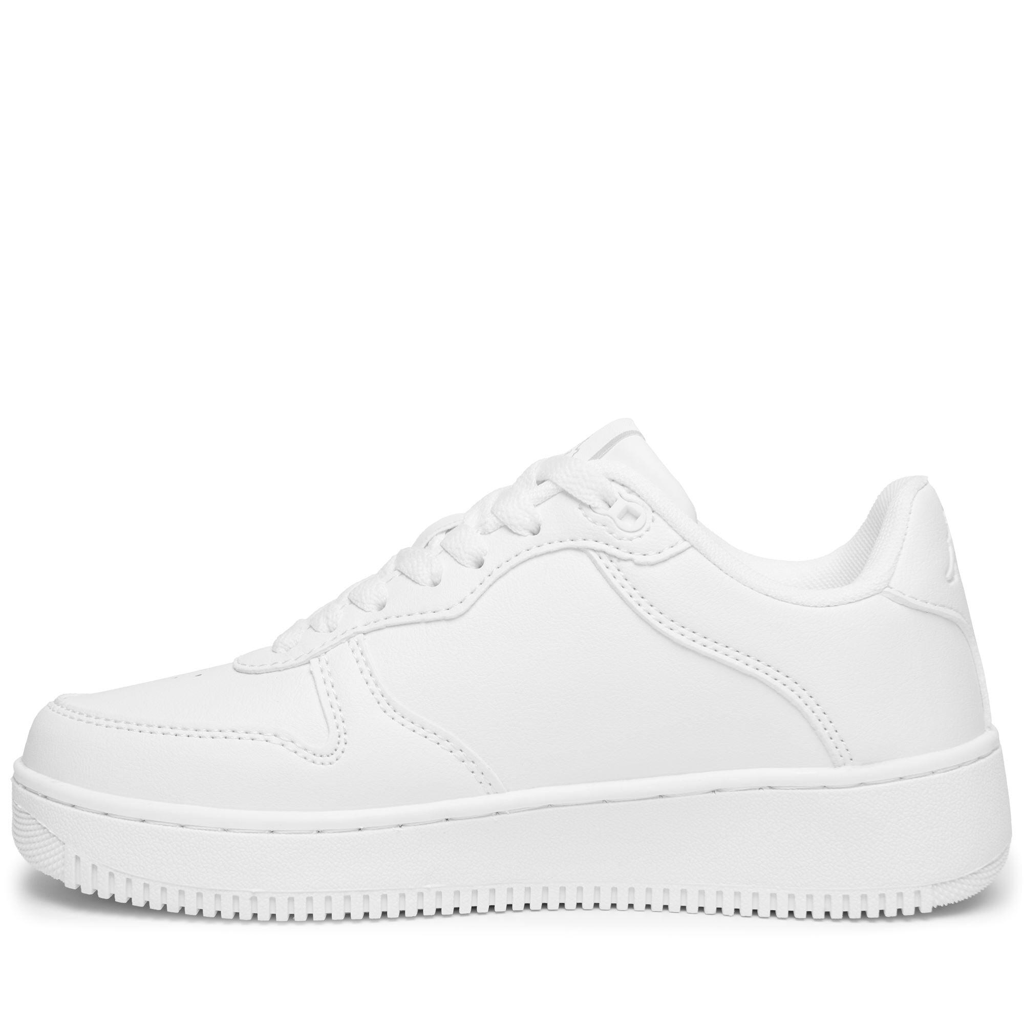 Sneakers bassa da uomo donna in poliestere bianco da fitness 5/5