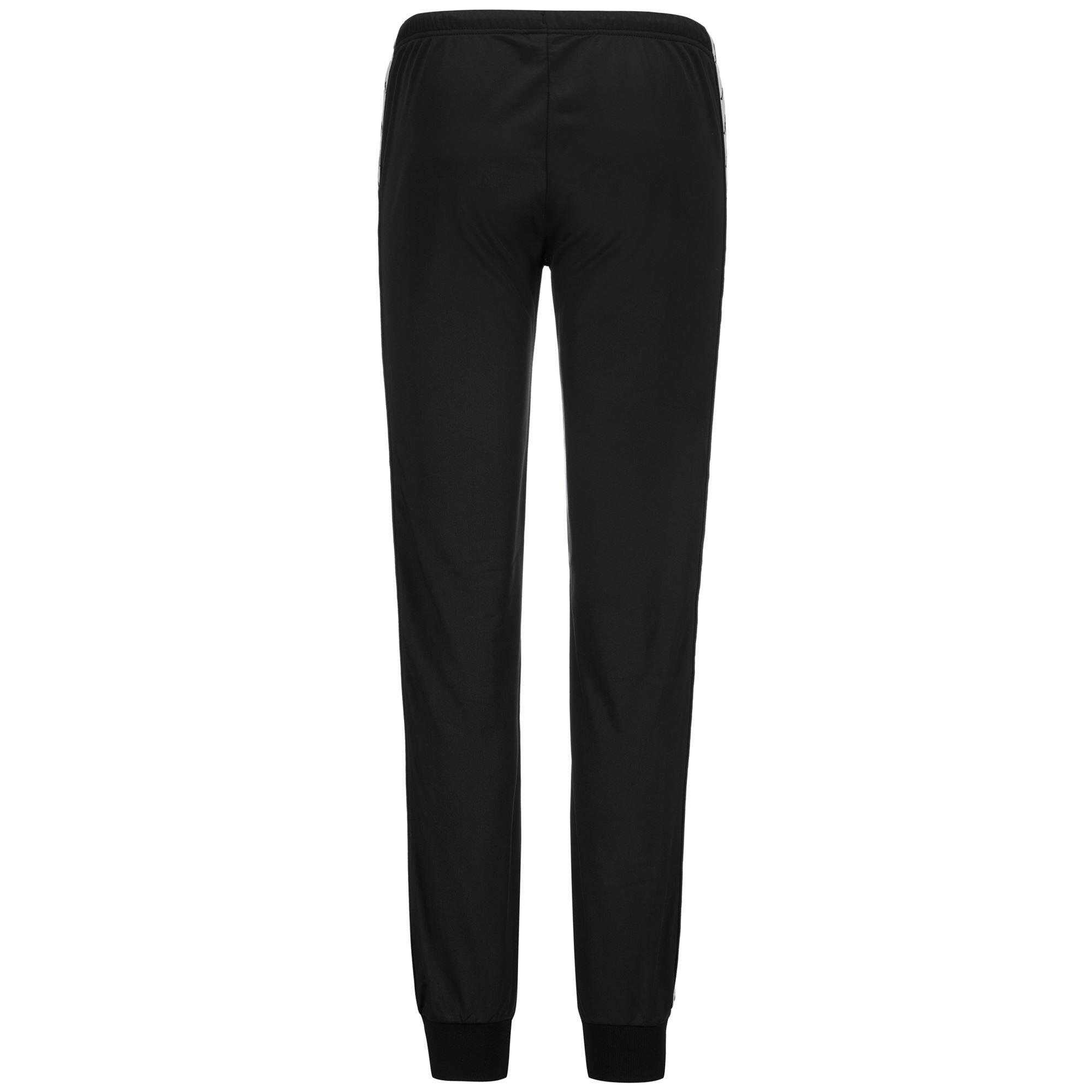 Pantaloni tuta da bambina in poliestere nero da streetwear sportivo 3/3