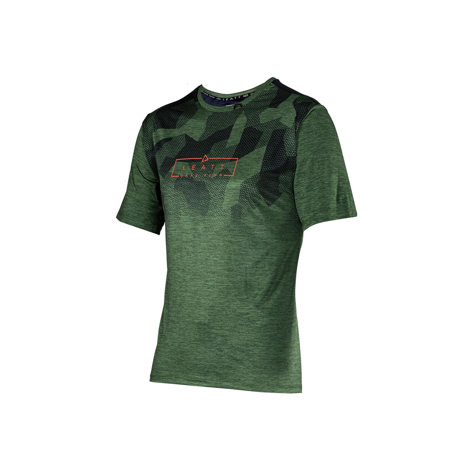 Maillot VTT Trail 1.0 ventilé avec inserts en tissu Green Ice-Yarn pour homme 1/6