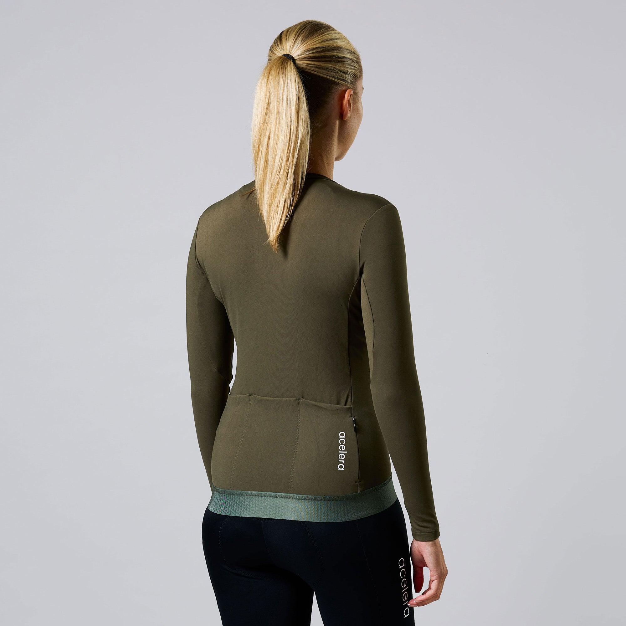 Thermal Fleece Damen Radjacke Langarm Fahrradbekleidung 2/6