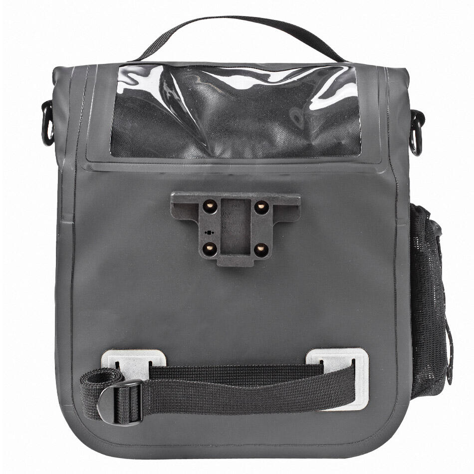 Bolsa Estanca para Manillar Columbus 8l. con soporte Negra 2/7