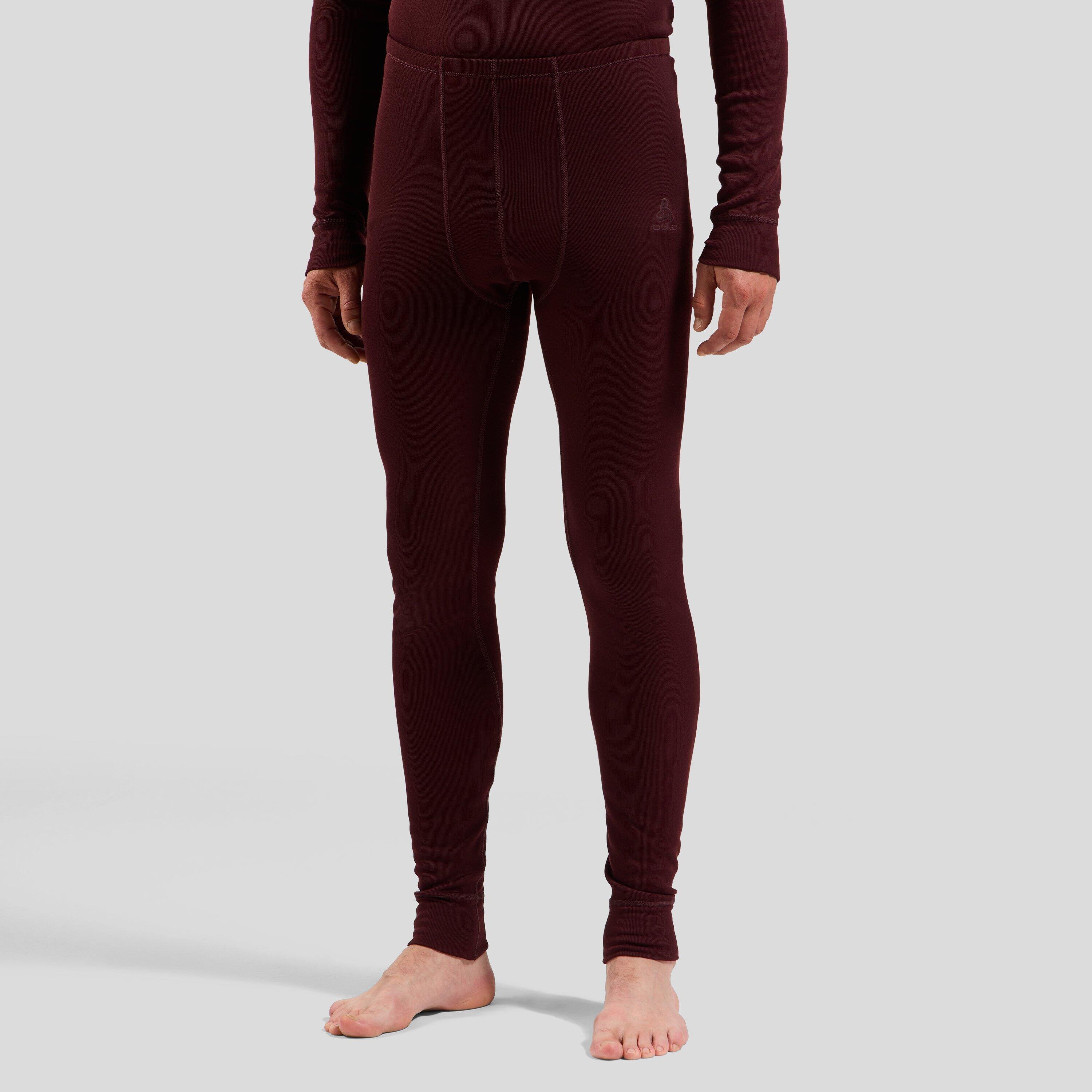 Odlo - Collant Active Warm Pour Homme Odlo - Sous Vêtement Bas - Marron|rouge - 40 M - Decathlon