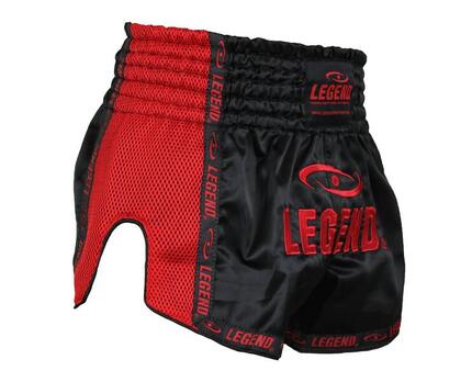 Kickboks Broekje Kind/Volwassene Rood Mesh