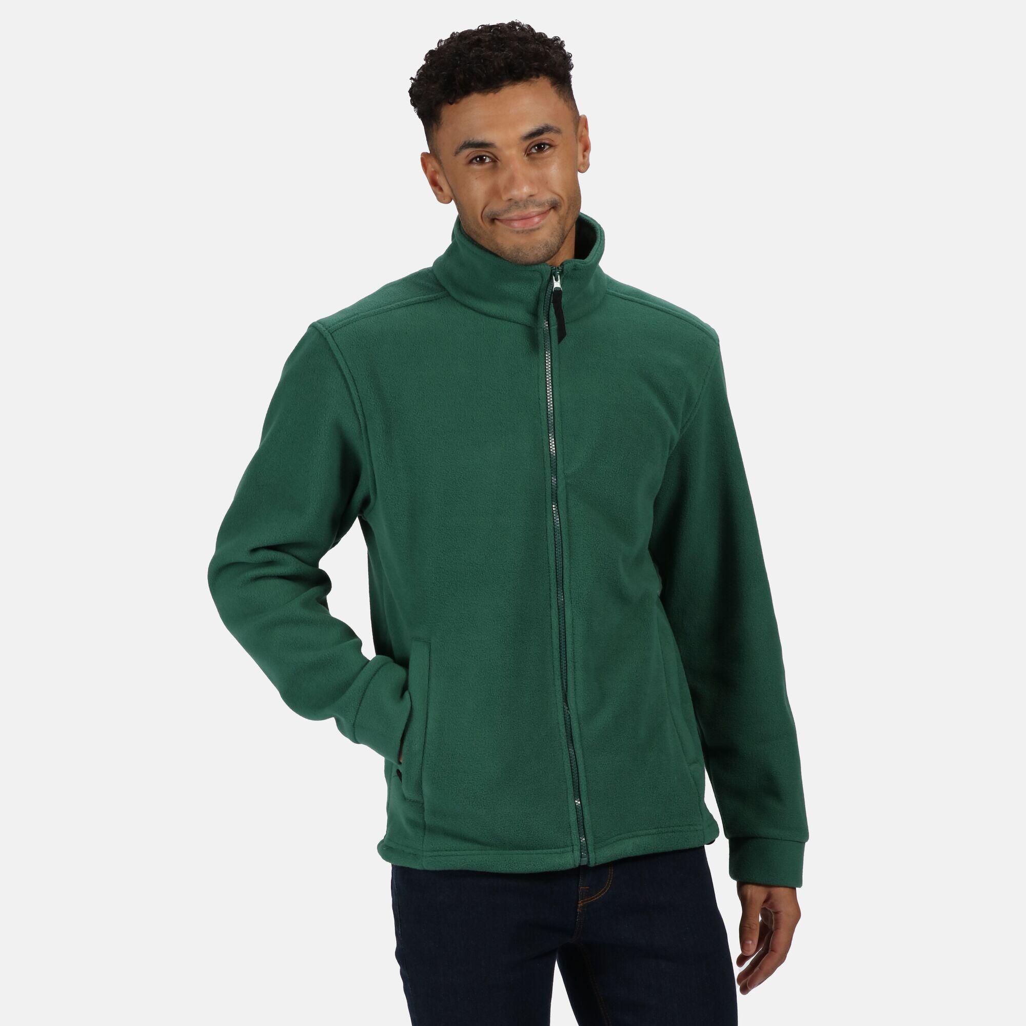 Mens Thor 300 Full Zip Fleece Jacket (Bottle Green) 4/5