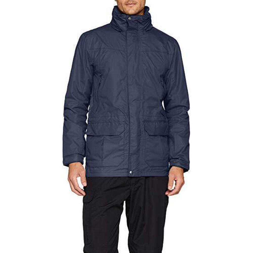 Mens Vertex III Waterproof Breathable Jacket (Navy Blue) 3/4