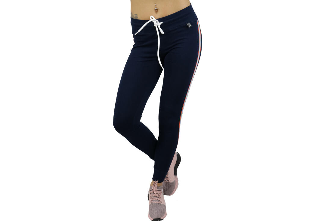 Leginsy fitness damskie  Leggins Navy LEGG-RACE