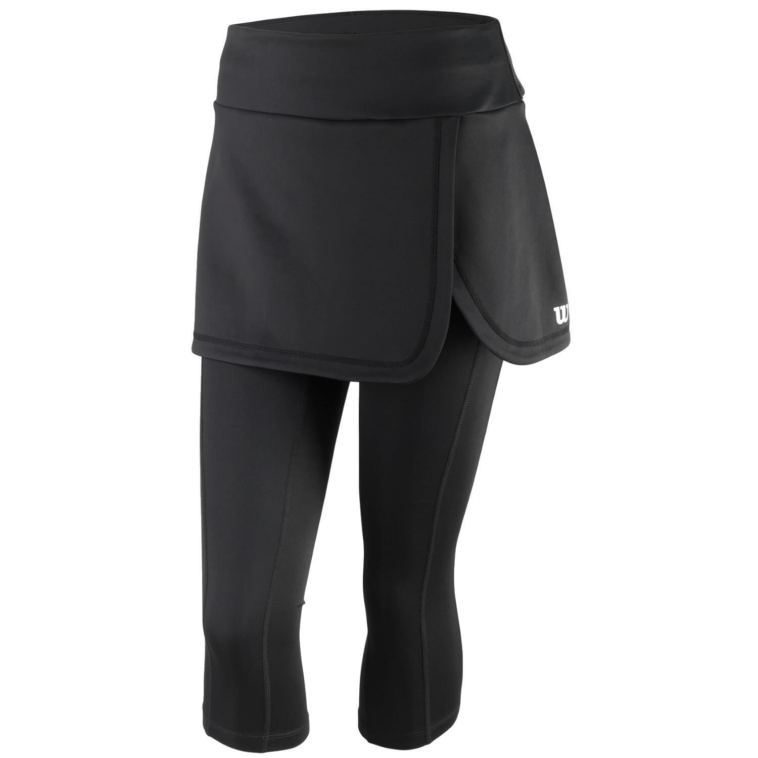 Wilson - Legging Pour Femmes Wilson W Capri Skort Iv Leggings - Legging - Noir - 38 S - Decathlon