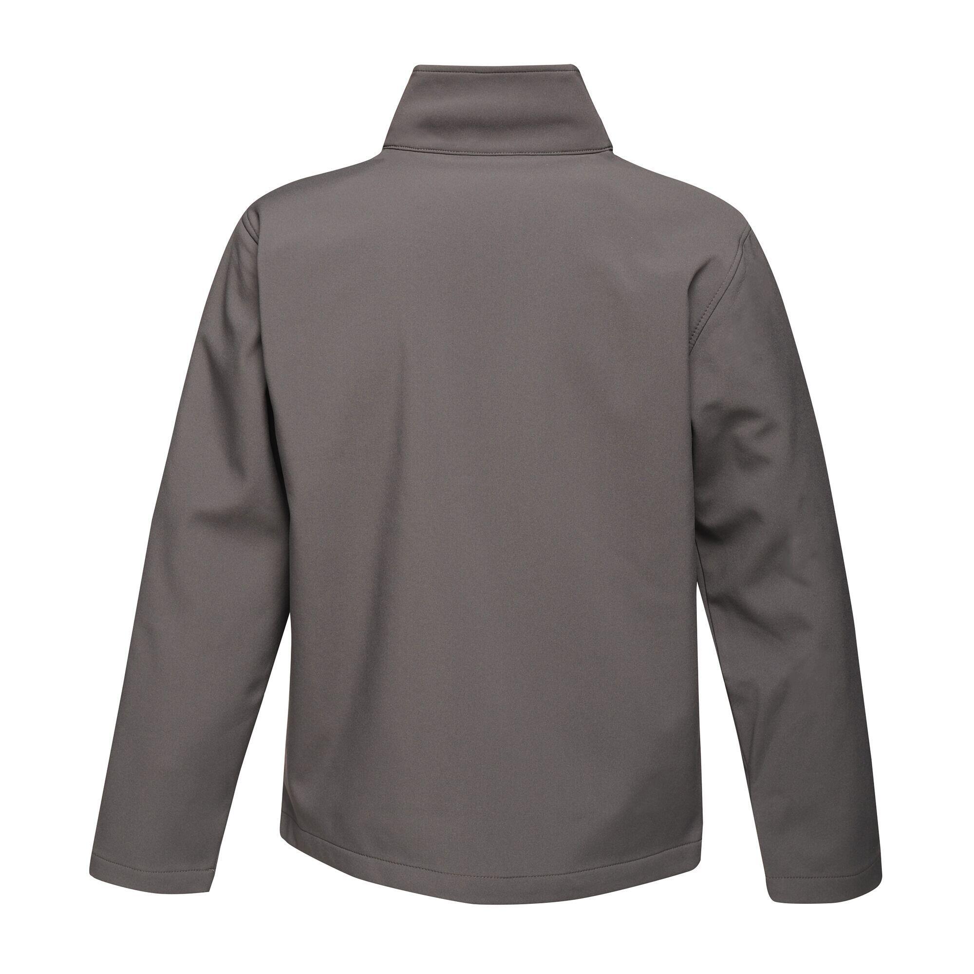 Standout Mens Ablaze Printable Soft Shell Jacket (Seal Grey/Black) 2/5