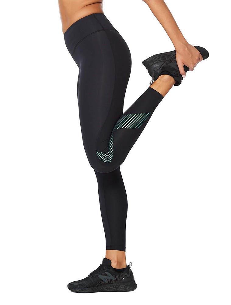 Collant De Compression Mi-haut Femme 2XU Noir Taille L – Maintien Musculaire