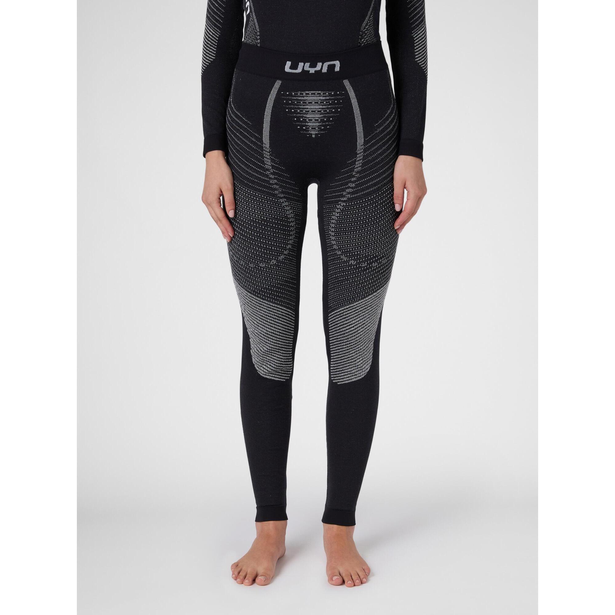 Uyn - Cashmere Shiny 2.0 Thermal Pants - Sous Vêtement Bas - Gris|noir - 36 Xs - Decathlon