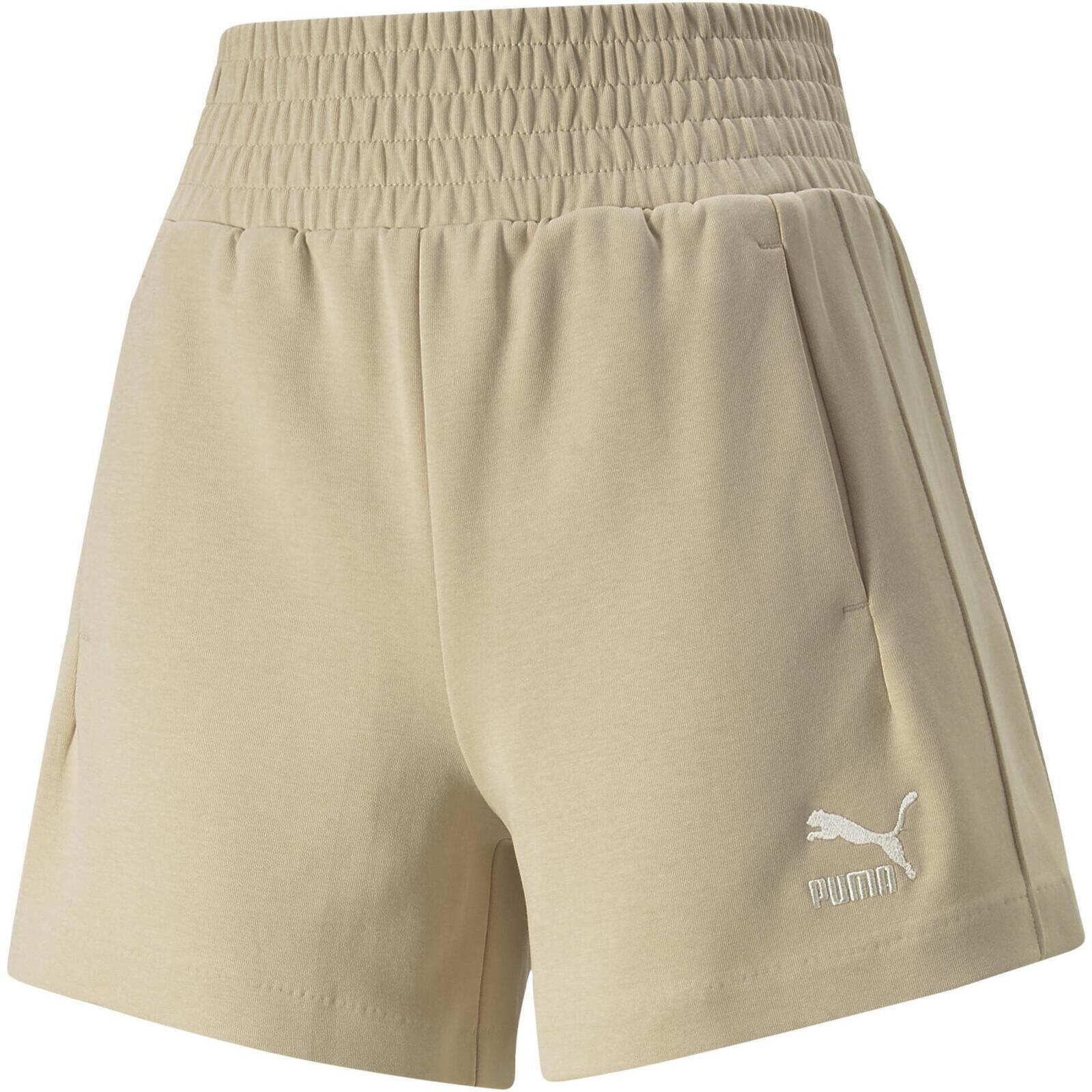 Shorts Puma T7, Beige, Femmes 1/5