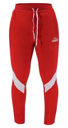 Joggingbroek dames/heren Rood Fleece Fitness en Hardlopen
