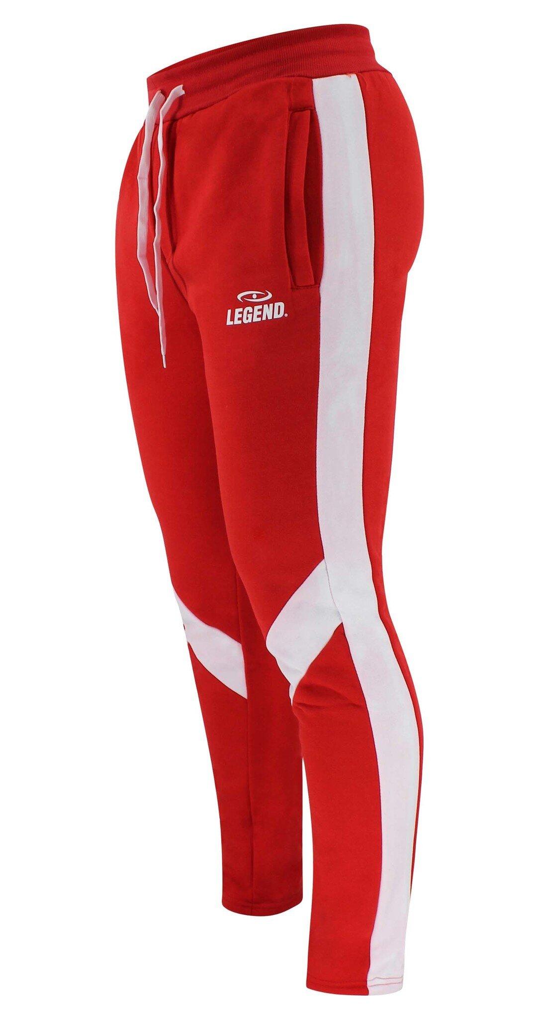 Pantalon de jogging unisexe rouge en polaire — Slimfit 4/5