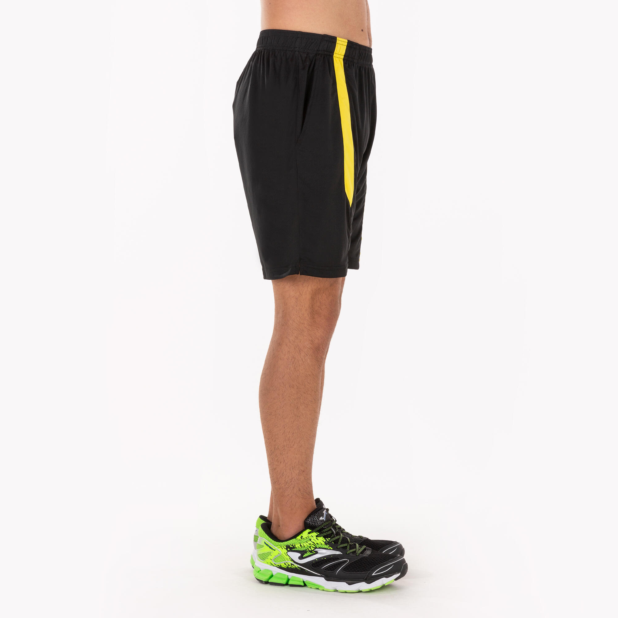 Bermuda Homme Joma Supernova noir jaune 5/5