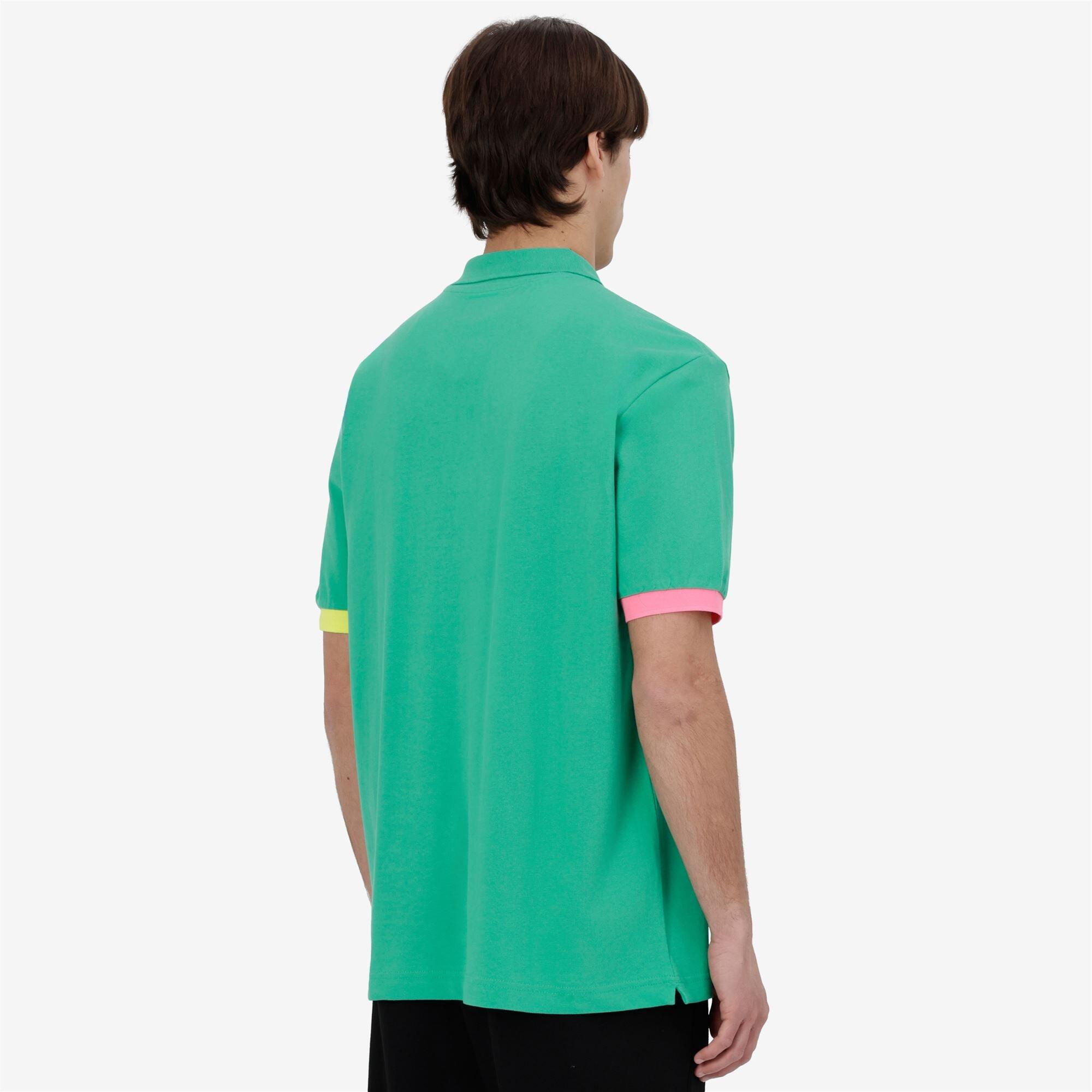 Polo shirts da uomo in cotone verde da sportivo 6/7