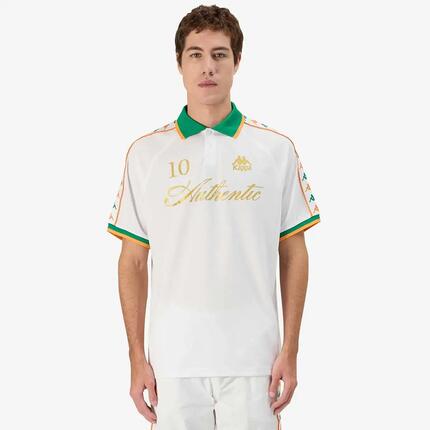 Polo pour homme blanc pour streetwear sportif