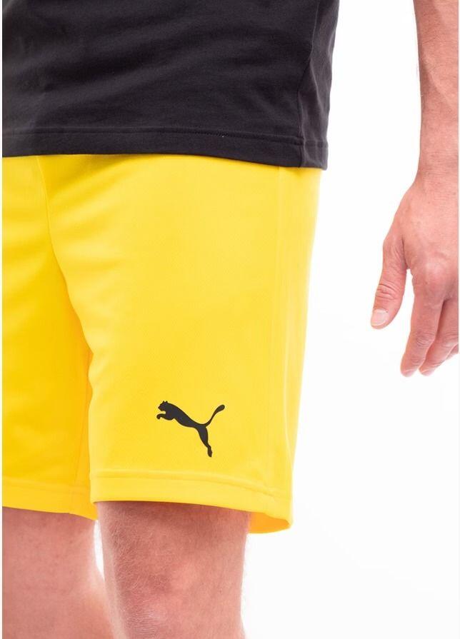 PANTALONCINO da calcio uomo puma giallo 2/4