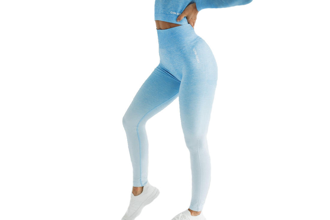 GymHero Leggins Ombre, Damen, Fitness, Leggins, blau 2/3