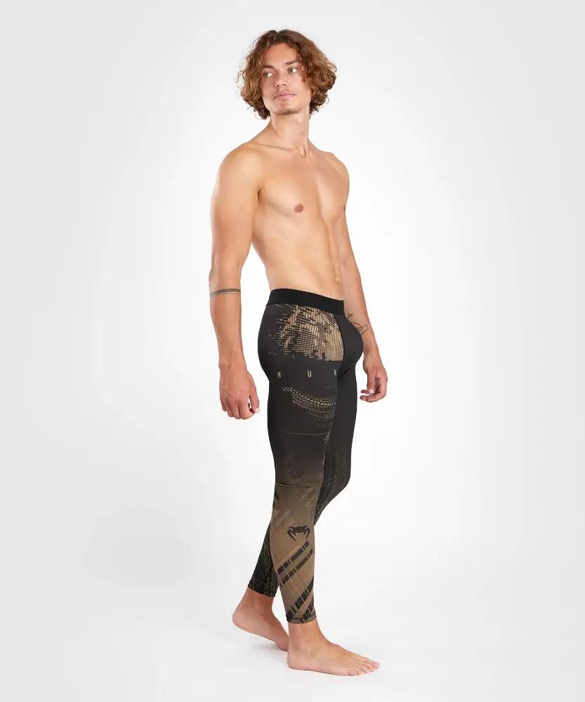 Leggings Venum para hombre, modelo Gorilla Jungle, color negro arena, talla L 2/6