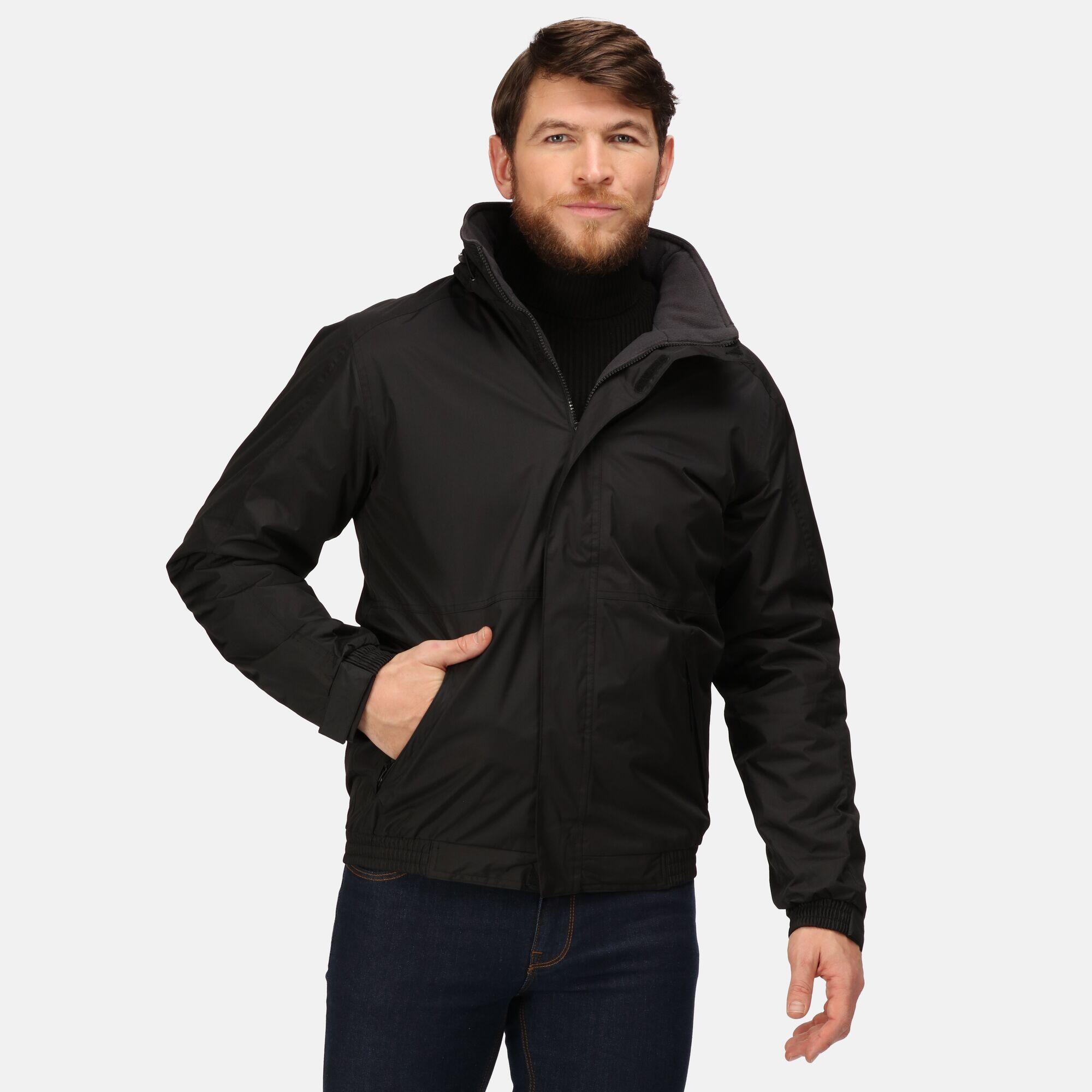 Dover Waterproof Windproof Jacket (ThermoGuard Insulation) (Black/Ash) 4/5