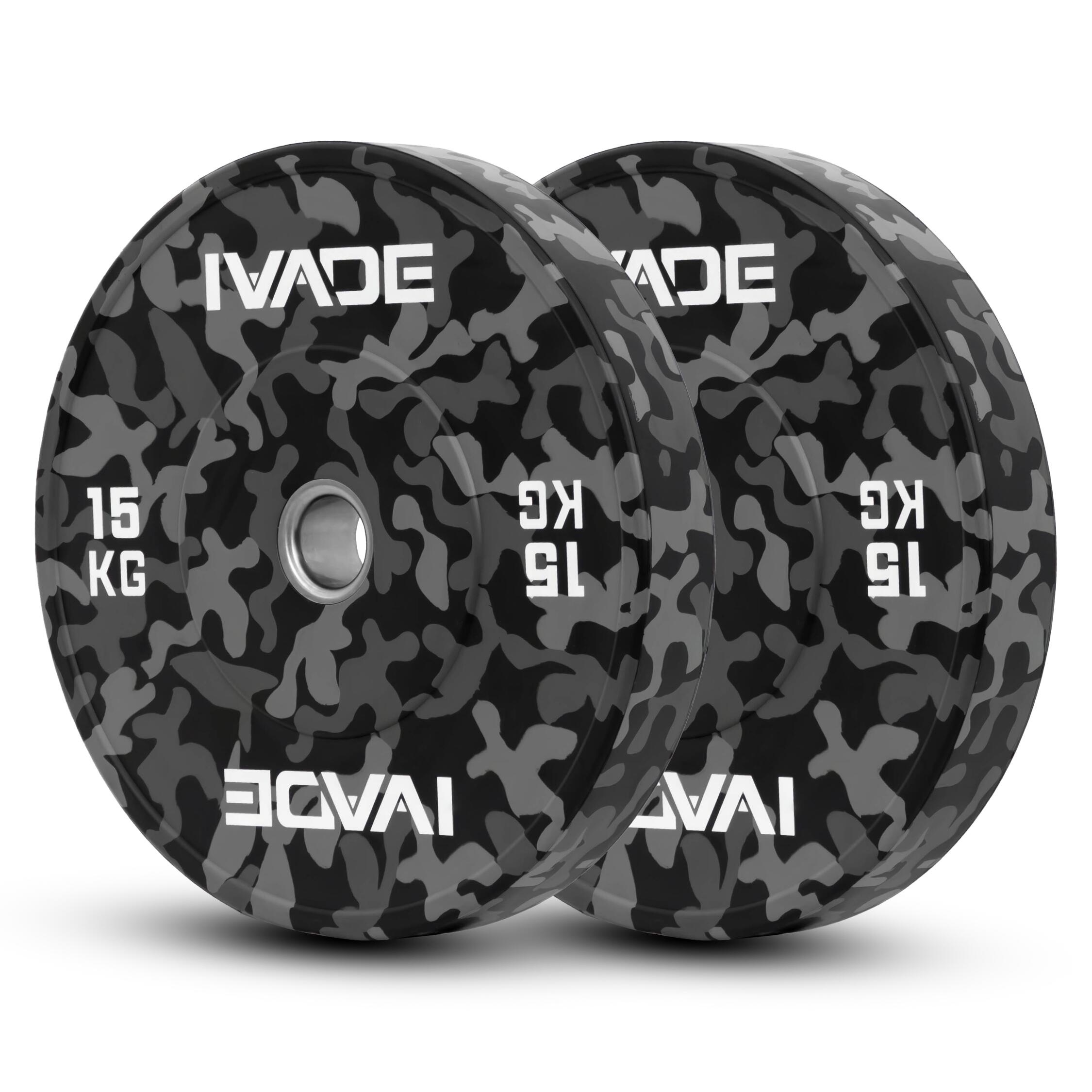 FB Bumper Plate 15KG x 2 (2-Inch Hole) FB Series - IRONTEC