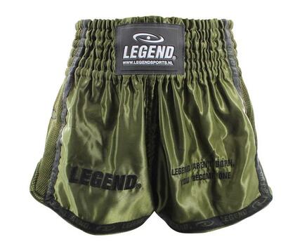 Kickboxing Shorts Vert Armée Enfants/Adultes