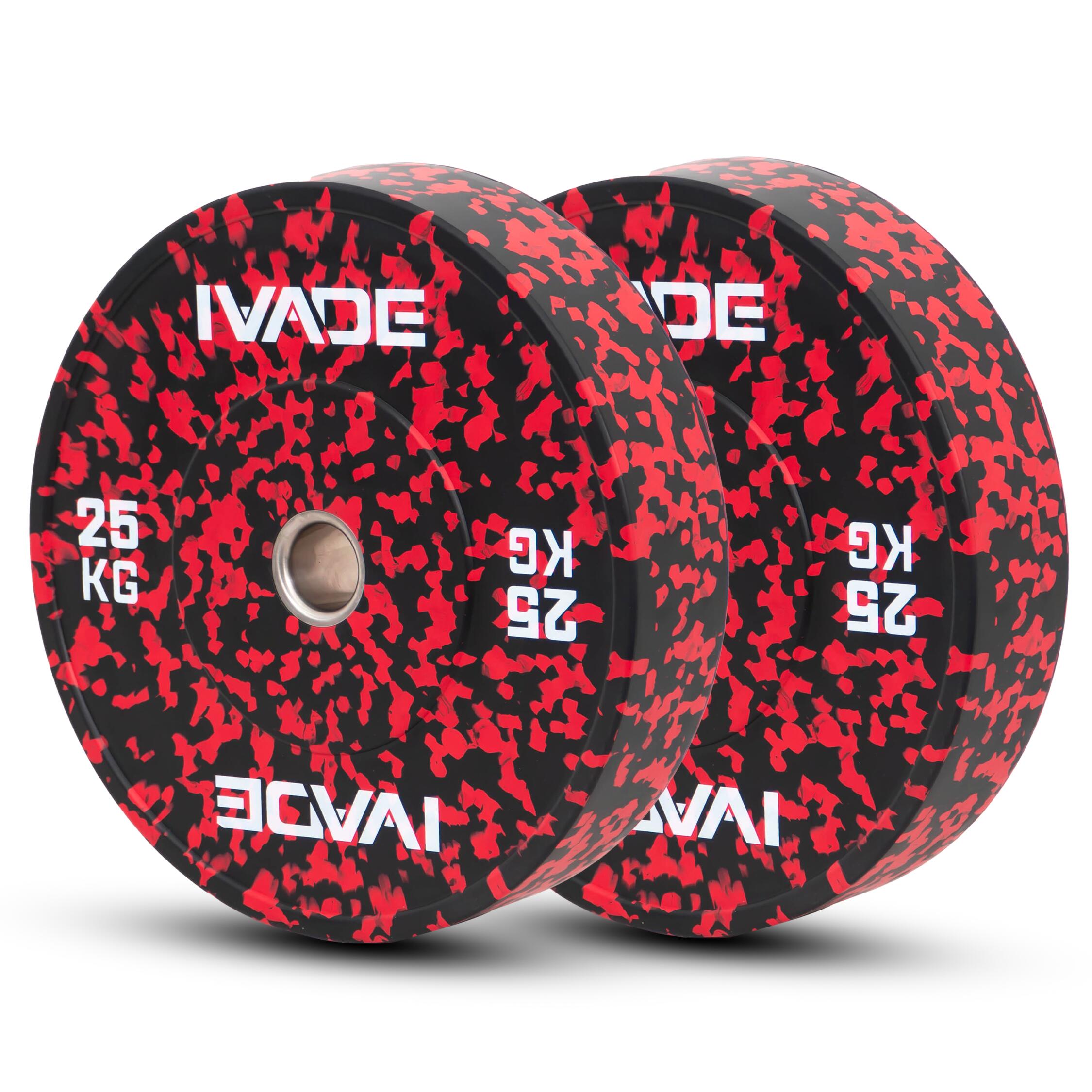 Fleck Bumper Plate 25KG x 2 (2-Inch Hole) TBBF Series - IRONTEC