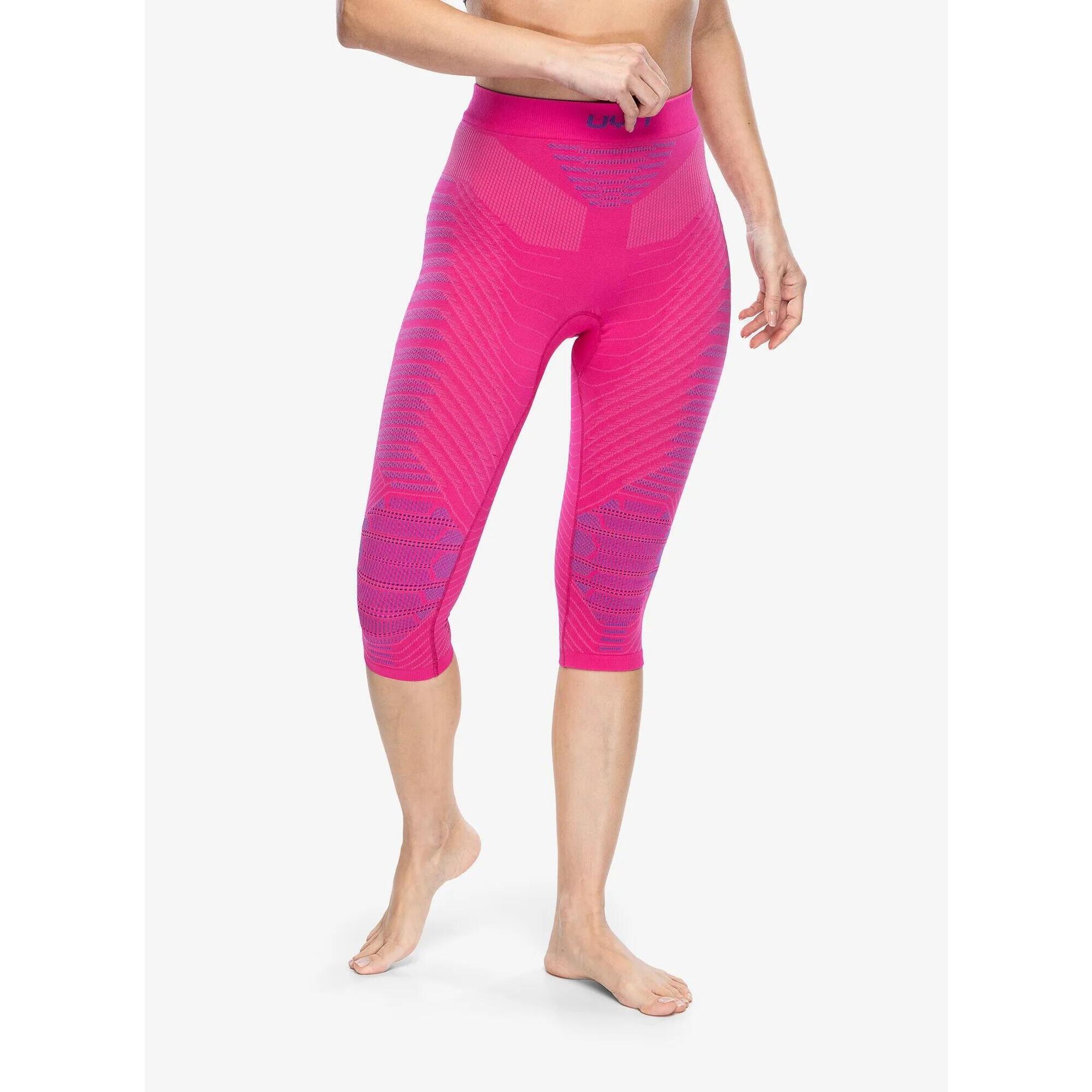 Uyn - Resilyon Sous-vêtement Pantalon 3/4 Femme - Sous Vêtement Bas - Rose - 38 S - Decathlon