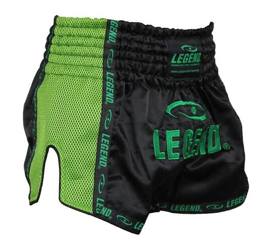 Kickboxing Shorts Enfants/Adultes Vert Mesh