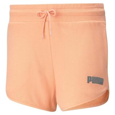 Korte broek puma basics 4", roze, dames