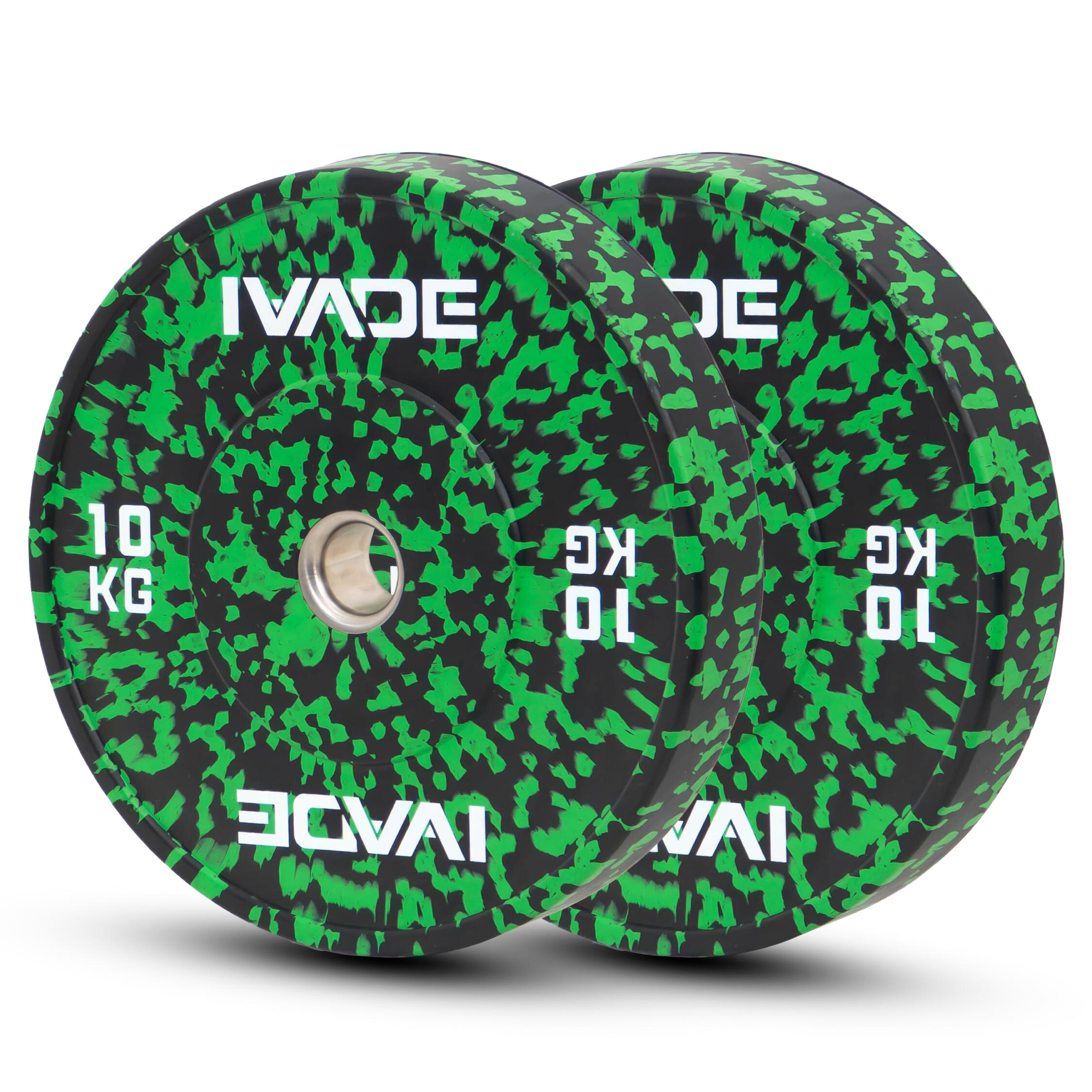 Fleck Bumper Plate 10KG x 2 (2-Inch Hole) TBBF Series - IRONTEC