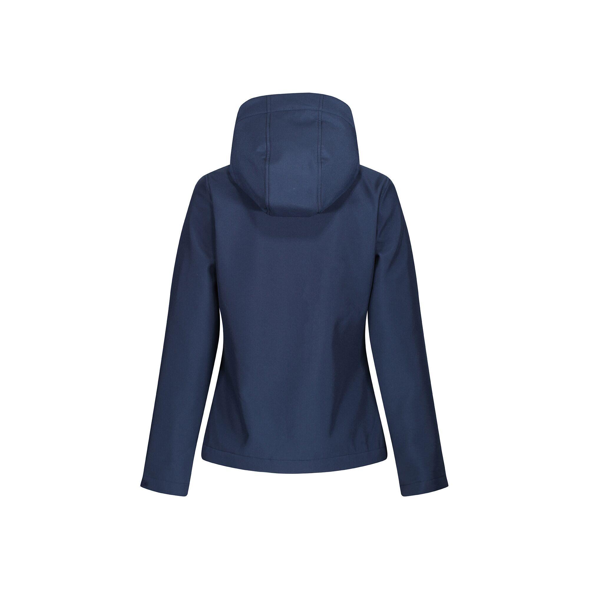 Dames 3 Layer Membrane Soft Shell Jas (Marine / Frans Blauw) 2/4