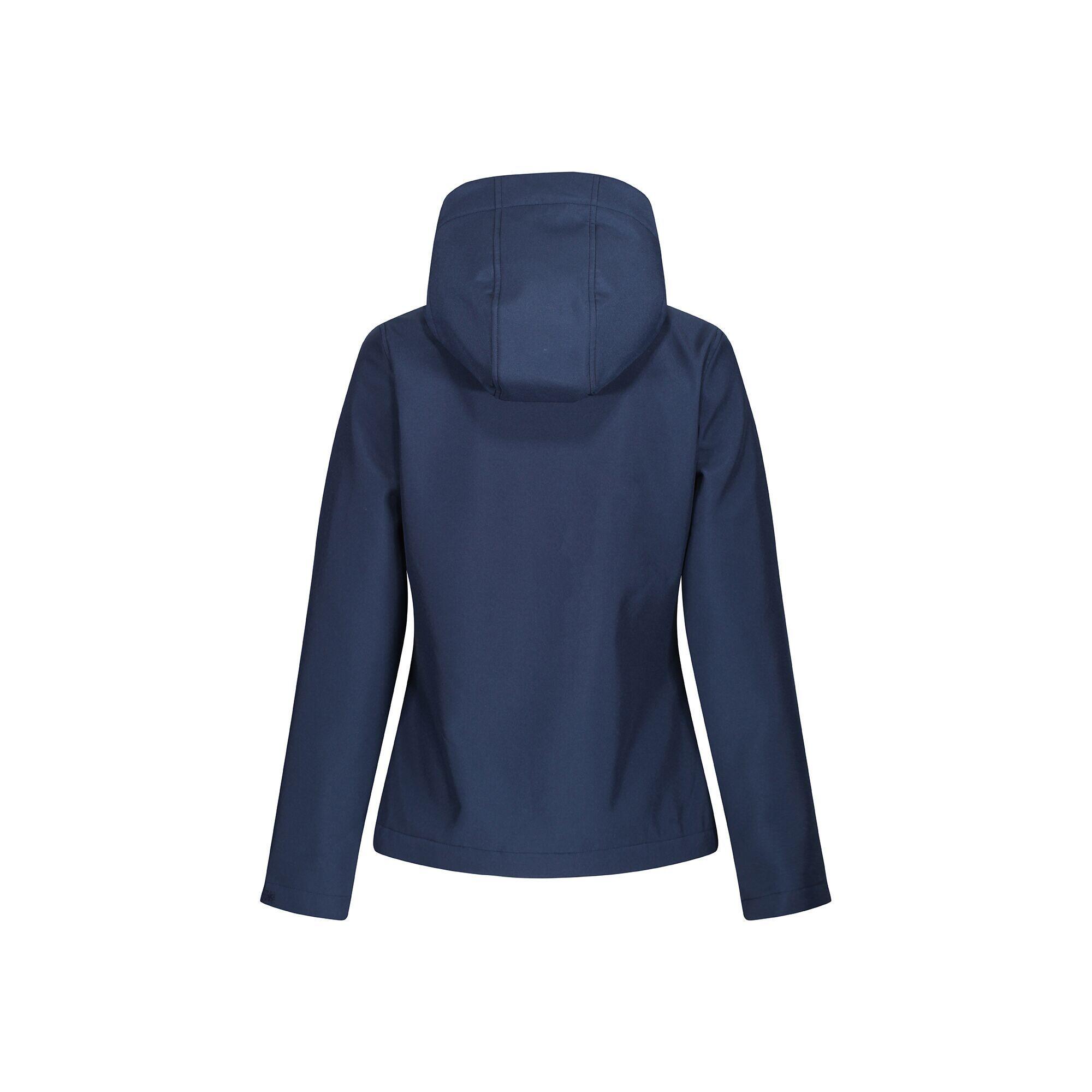 Womens/Ladies Venturer 3 Layer Membrane Soft Shell Jacket (Navy/French Blue) 2/4