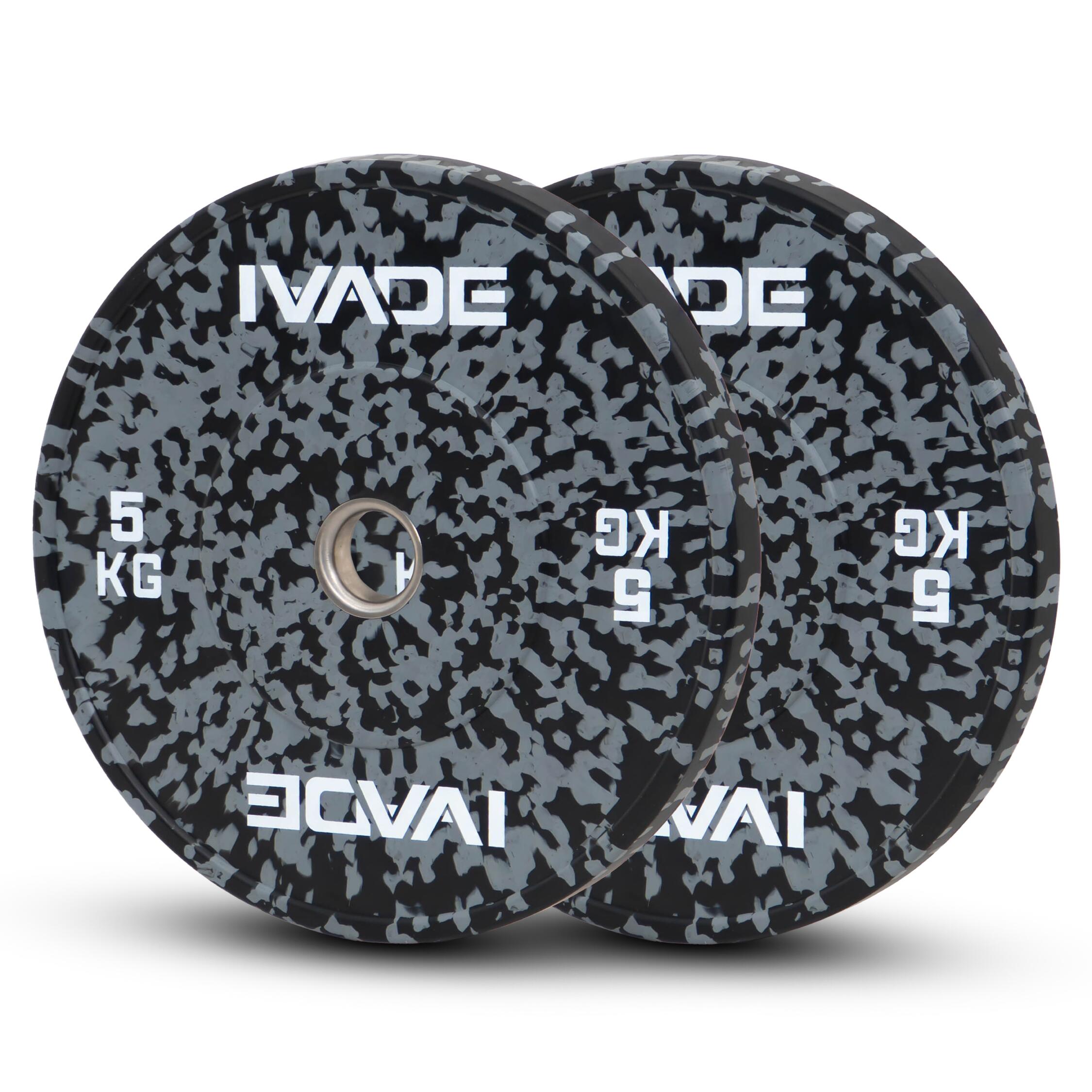 Fleck Bumper Plate 5KG x 2 (2-Inch Hole) TBBF Series - IRONTEC