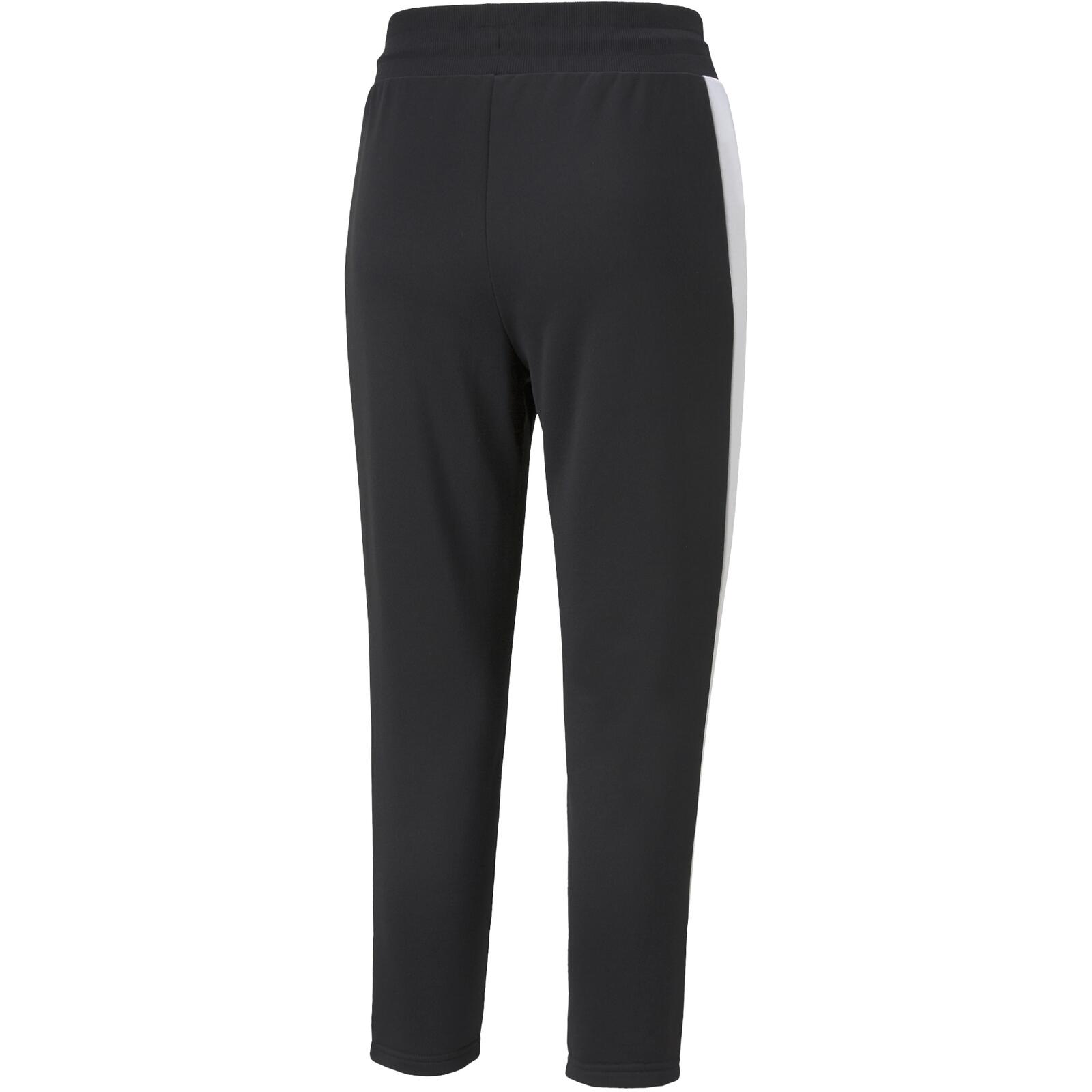 Pantalones Puma Iconic Cigarette, Negro, Mujer 2/5