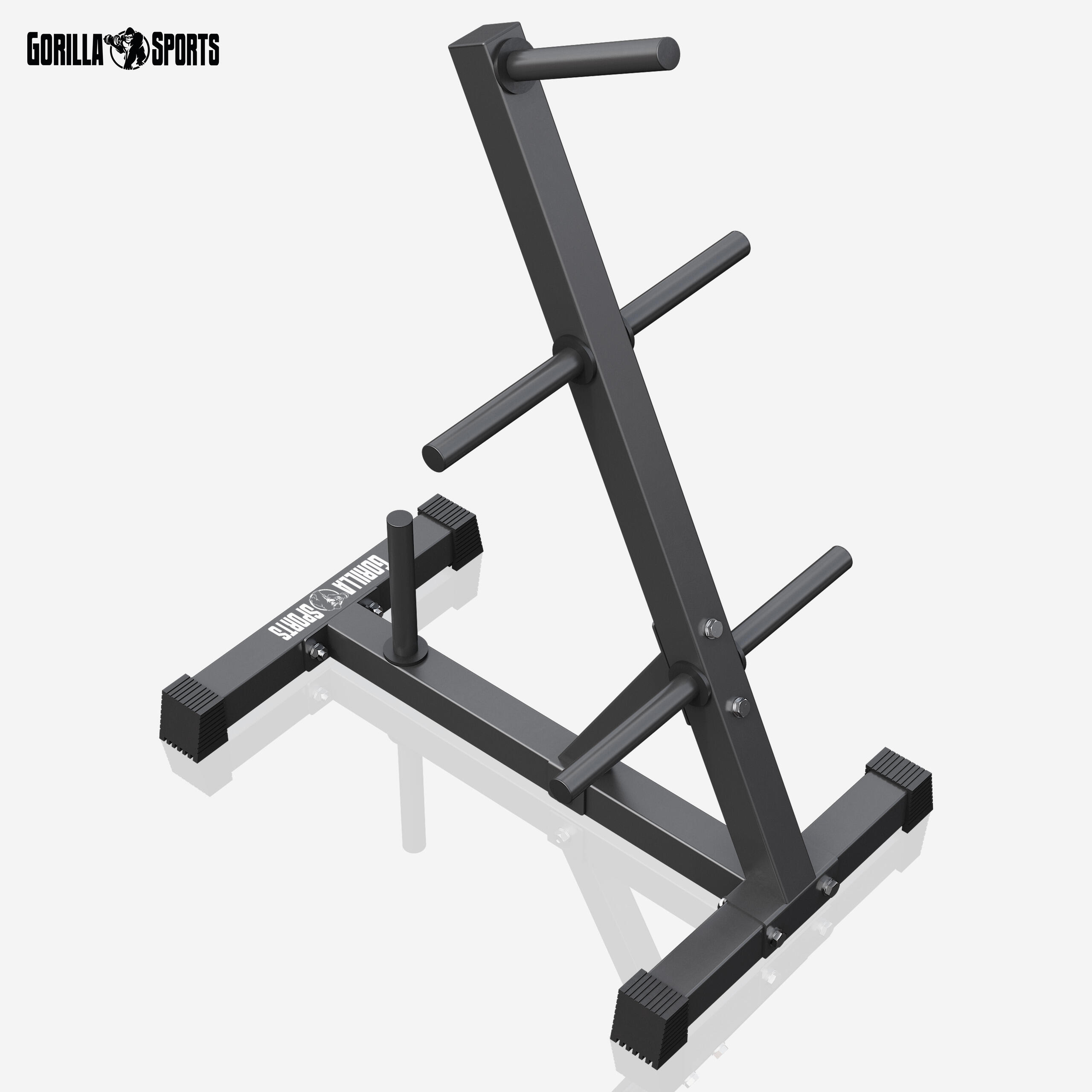 Rack para Discos Gorilla Sports Negro Diámetro 30/31 mm 5/7