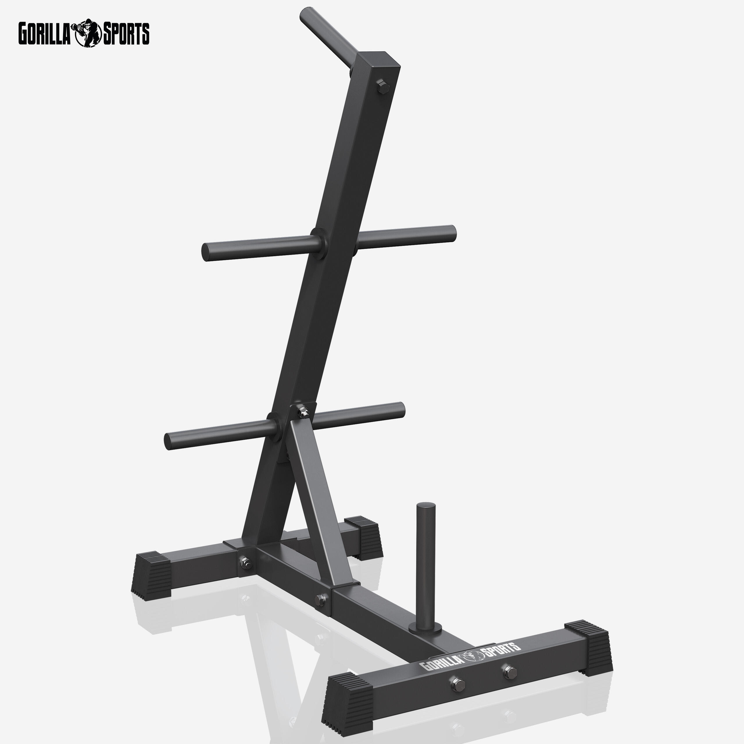 Rack para Discos Gorilla Sports Negro Diámetro 30/31 mm 6/7
