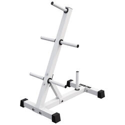 RACK DE RANGEMENT POUR DISQUES 31 MM | MUSCULATION | COULEUR NOIR OU BLANC