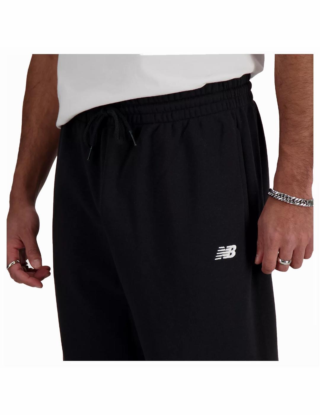 Pantaloni Tuta Uomo New Balance Sportivi Neri 3/4