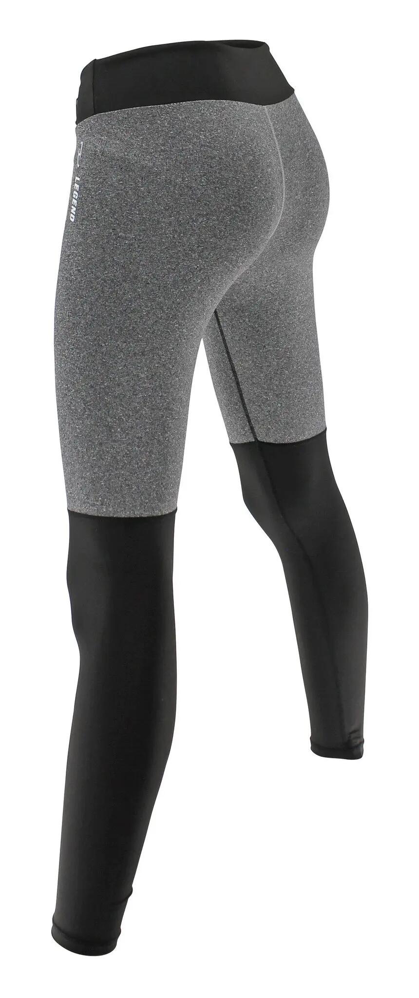 Sportlegging Black-Grey - Verschillende maten - Gemaakt van Dry-fit materiaal op 2/5