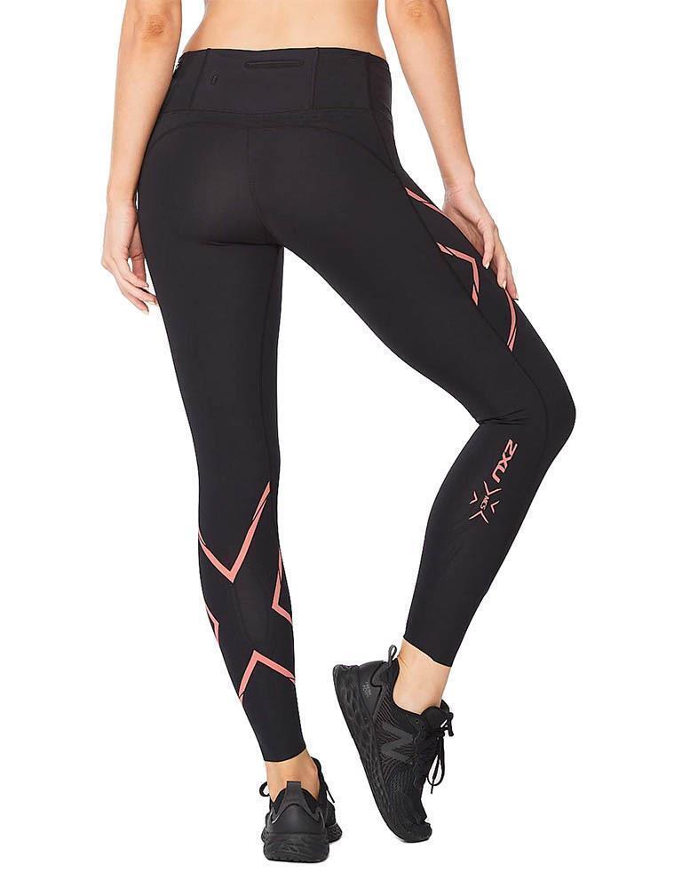 collants de compressão de cintura média 2XU Women's Light Speed - Preto 3/3
