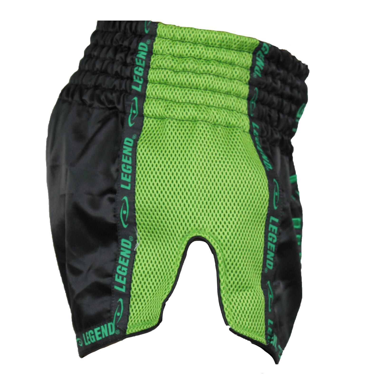 Kickboxing Shorts Enfants/Adultes Vert Mesh 5/5